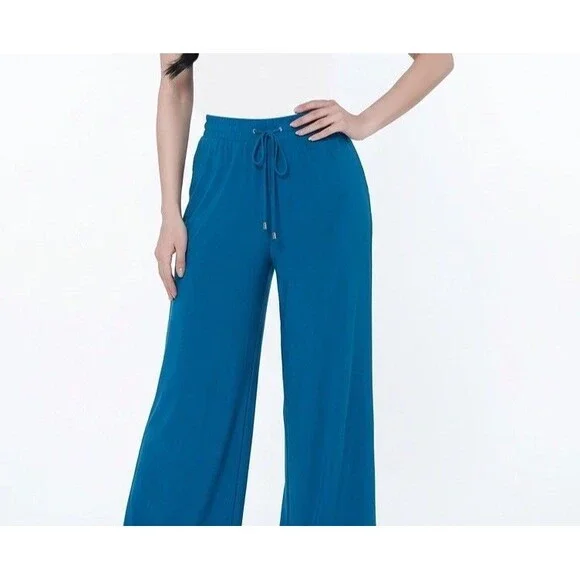 New York & co Women’s Pants Size XL Blue Stretch Knit Polyester Spandex - Picture 15 of 15